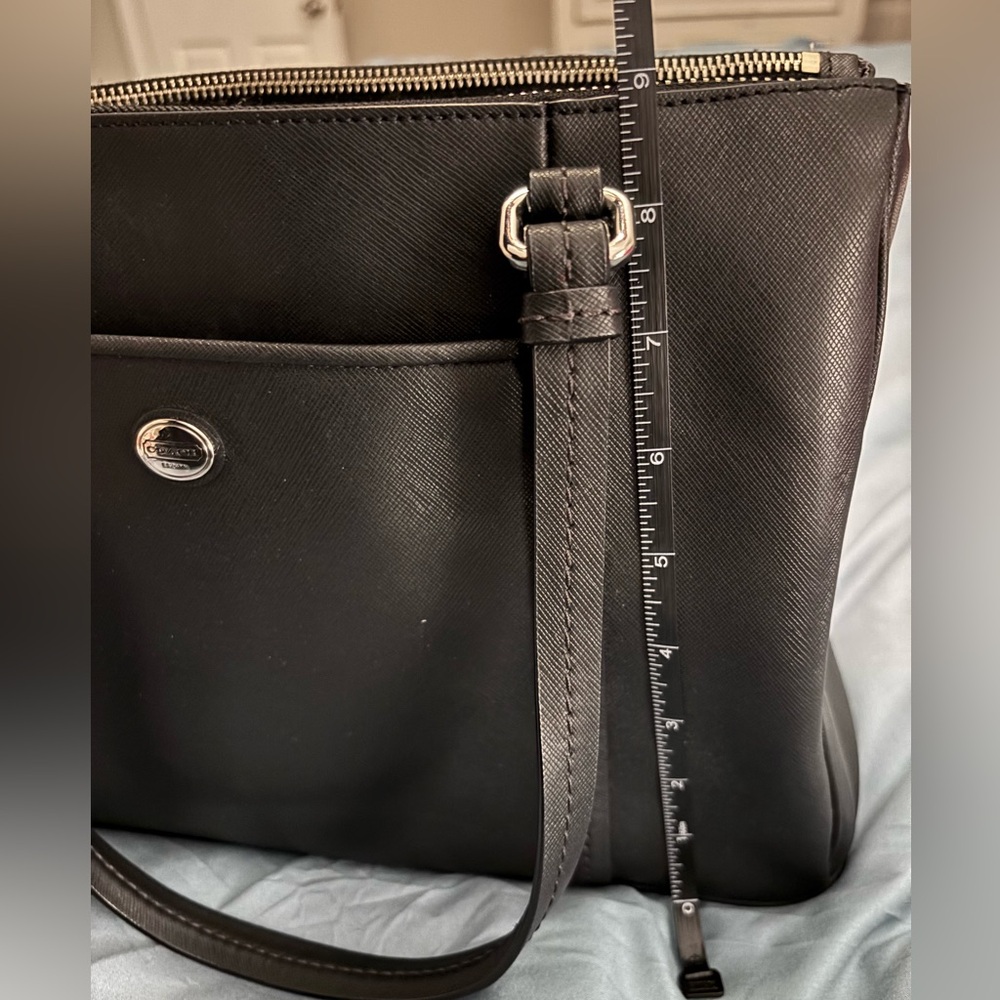 Coach Peyton Leather Jordan double zip carryall bag - Picture 7 of 11